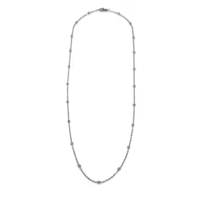 FRANCIE silver necklace, mask, eyeglass chain